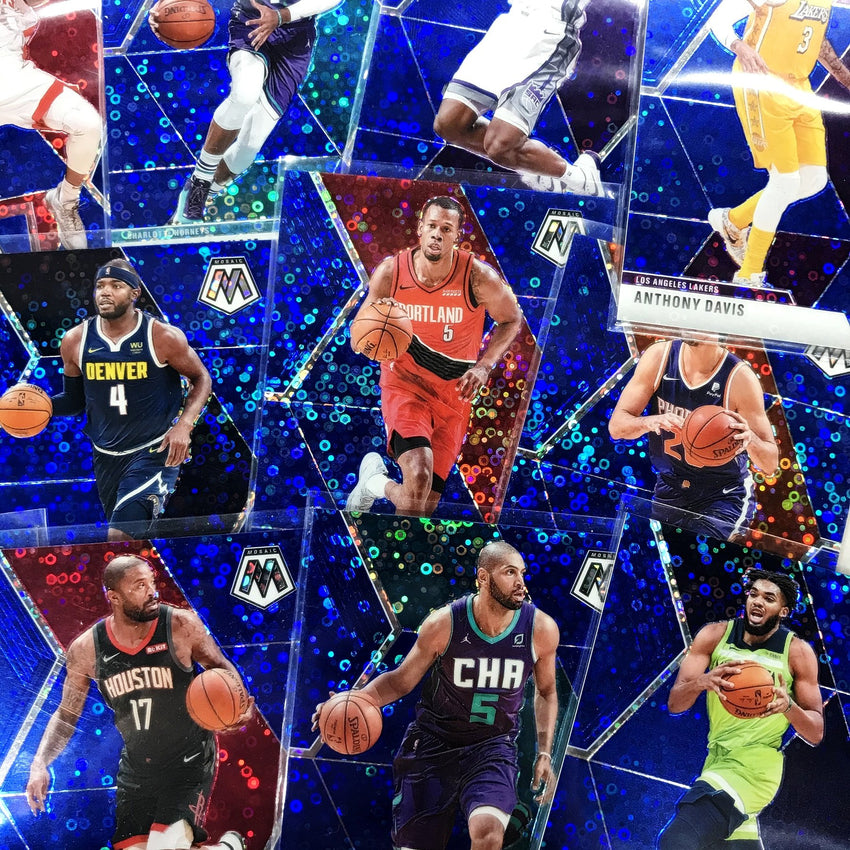 2019-20 Mosaic WILL BARTON Blue FAST BREAK Prizm 47/85-Cherry Collectables