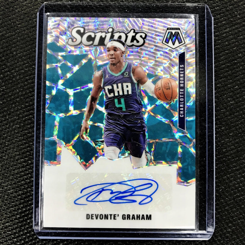 2019-20 Mosaic DEVONTE GRAHAM Scripts Auto #DGR-Cherry Collectables