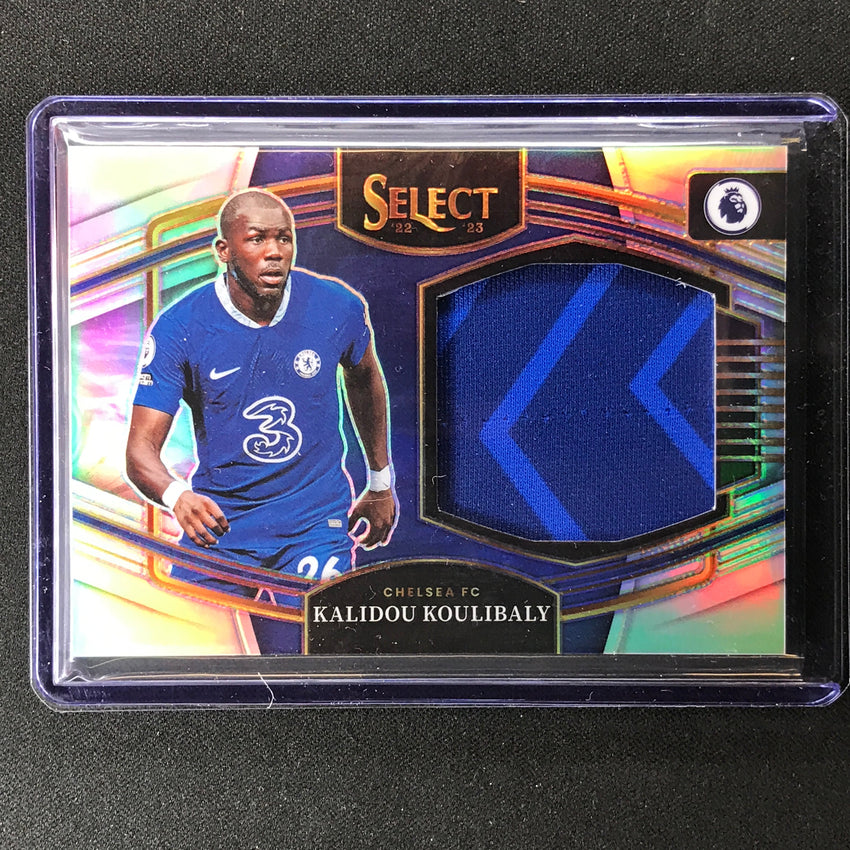 2022-23 Select Epl Kalidou Koulibaly Jumbo Swatches Relic Silver Prizm No Kk