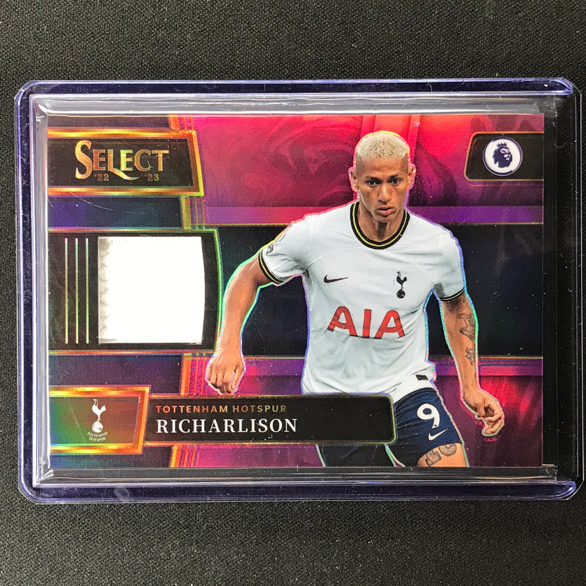 2022-23 Select Epl Richarlison Select Memorabilia Relic Purple 36/49