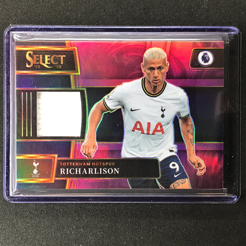 2022-23 Select Epl Richarlison Select Memorabilia Relic Purple 37/49