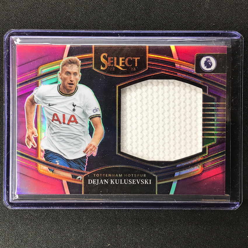 2022-23 Select Epl Dejan Kulusevski Jumbo Swatches Relic Purple 17/49
