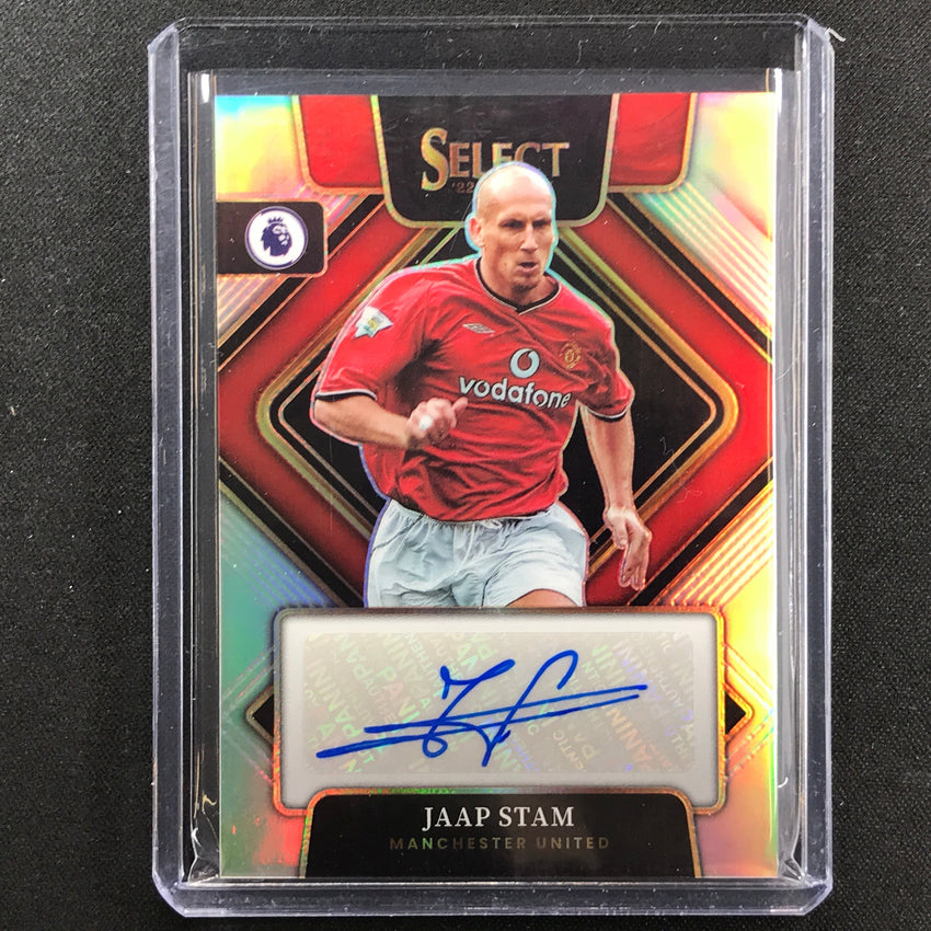 2022-23 Select Epl Jaap Stam Signatures Auto Silver Prizm No Jsm