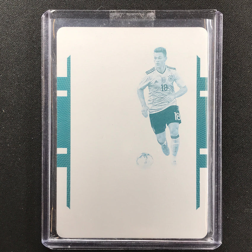 2018 National Treasures Joshua Kimmich Star Swatch Printing Plate 1/1 Cyan