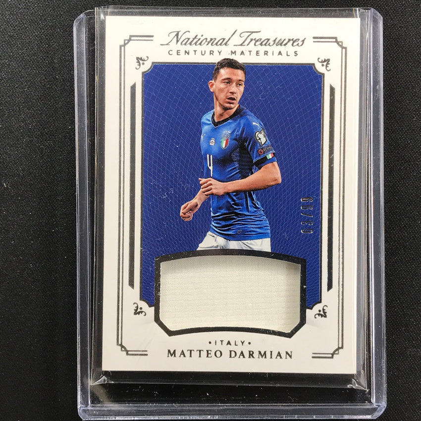 2018 National Treasures Matteo Darmian Century Materials Relic 63/99