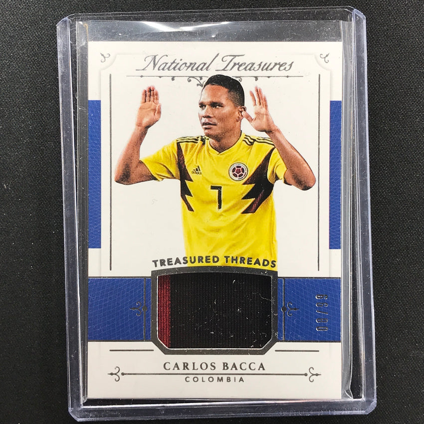 2018 National Treasures Carlos Bacca Treasured Threads Relic 8/99