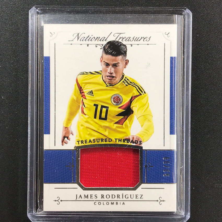2018 National Treasures James Rodriguez Treasured Threads Relic 83/99