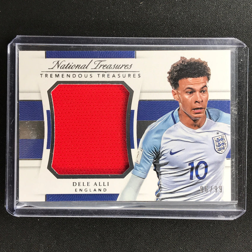 2018 National Treasures Dele Alli Tremendous Treasures Relic 96/99