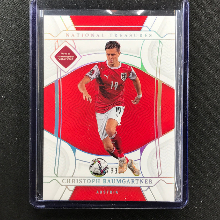 2022 National Treasures World Cup Qatar Christoph Baumgartner Base 42/99