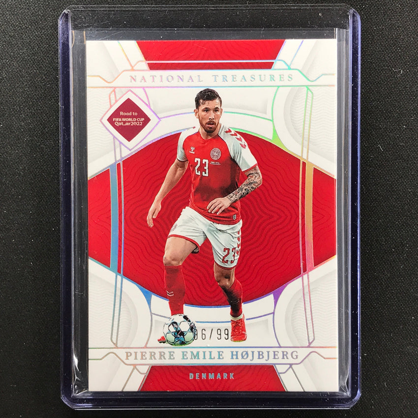 2022 National Treasures World Cup Qatar Pierre Emile Hojbjerg Base 96/99