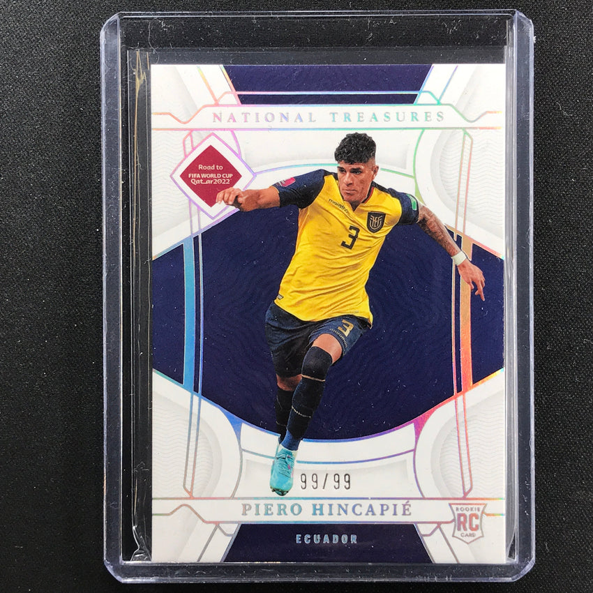 2022 National Treasures World Cup Qatar Piero Hincapie Rookie Base 99/99