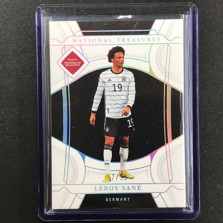 2022 National Treasures World Cup Qatar Leroy Sane Base 57/99