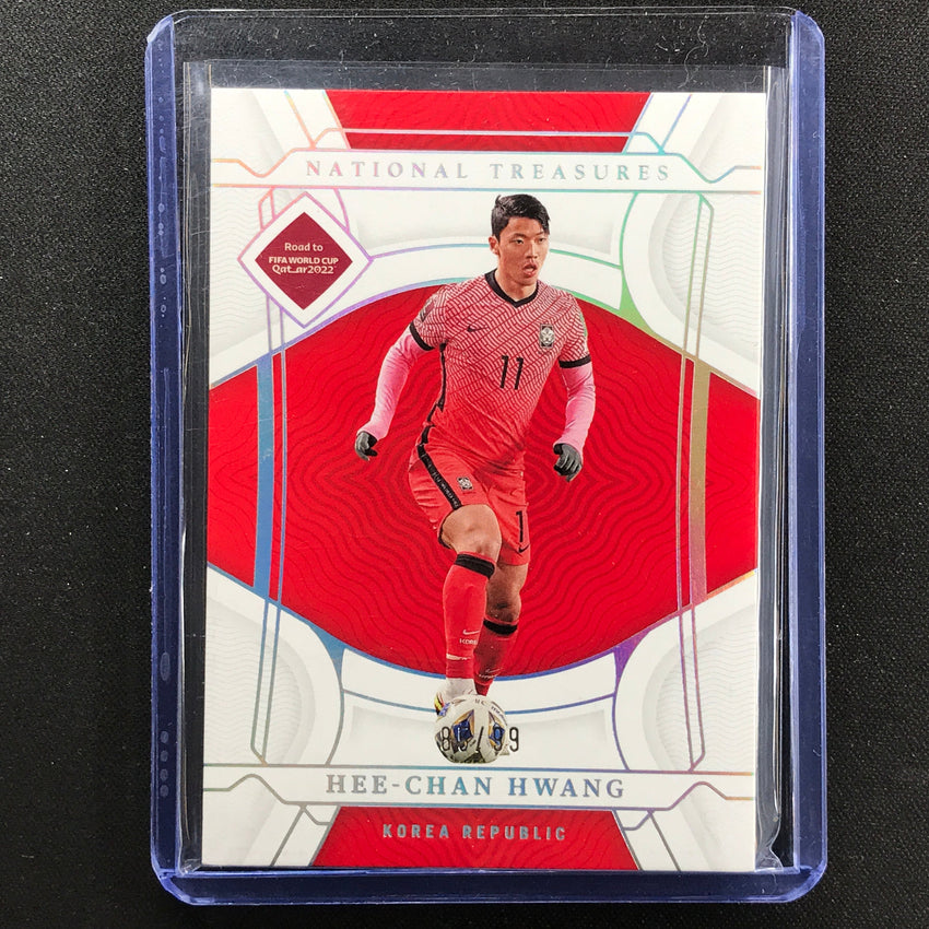 2022 National Treasures World Cup Qatar Hee-chan Hwang Base 85/99
