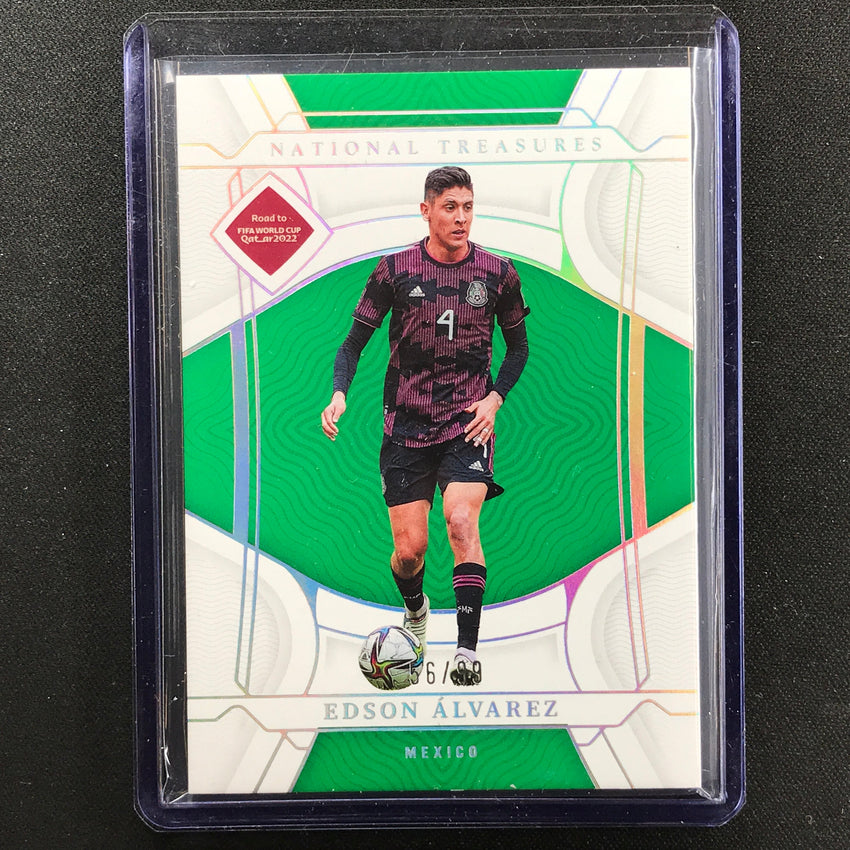 2022 National Treasures World Cup Qatar Edson Alvarez Base 56/99-Cherry Collectables