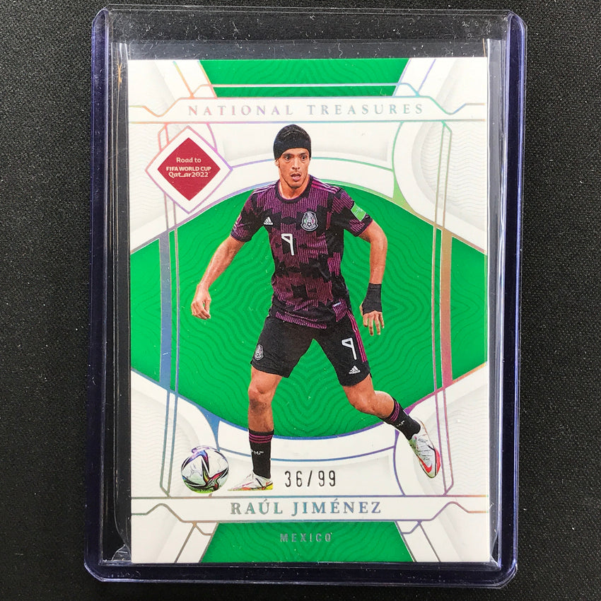 2022 National Treasures World Cup Qatar Raul Jimenez Base 36/99