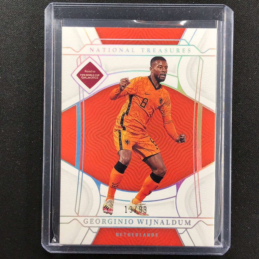 2022 National Treasures World Cup Qatar Georginio Wijnaldum Base 19/99