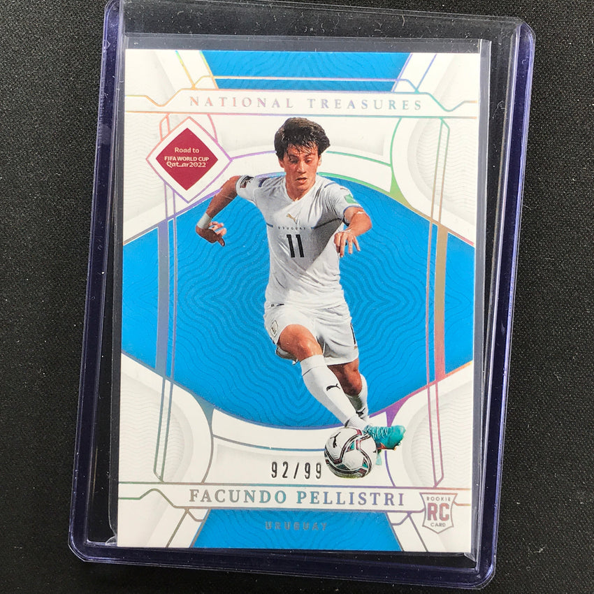 2022 National Treasures World Cup Qatar Facundo Pellistri Rookie Base 92/99
