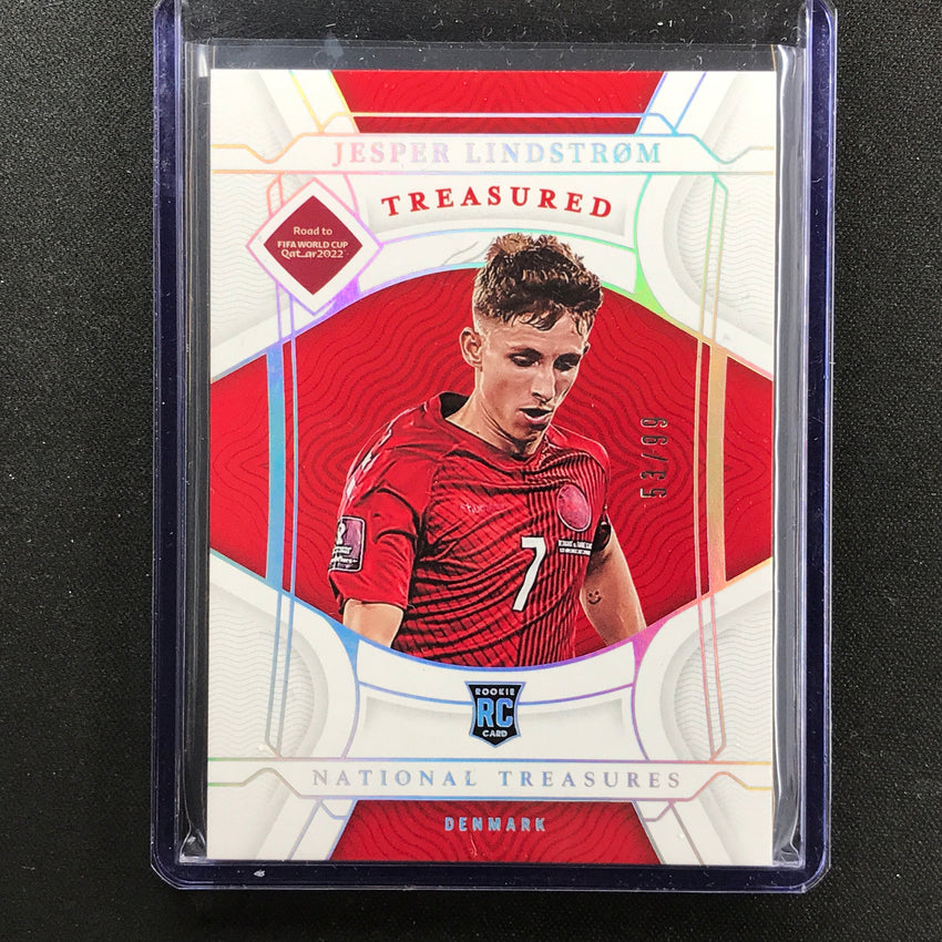 2022 National Treasures World Cup Qatar Jesper Lindstrom Treasured Rookies 53/99