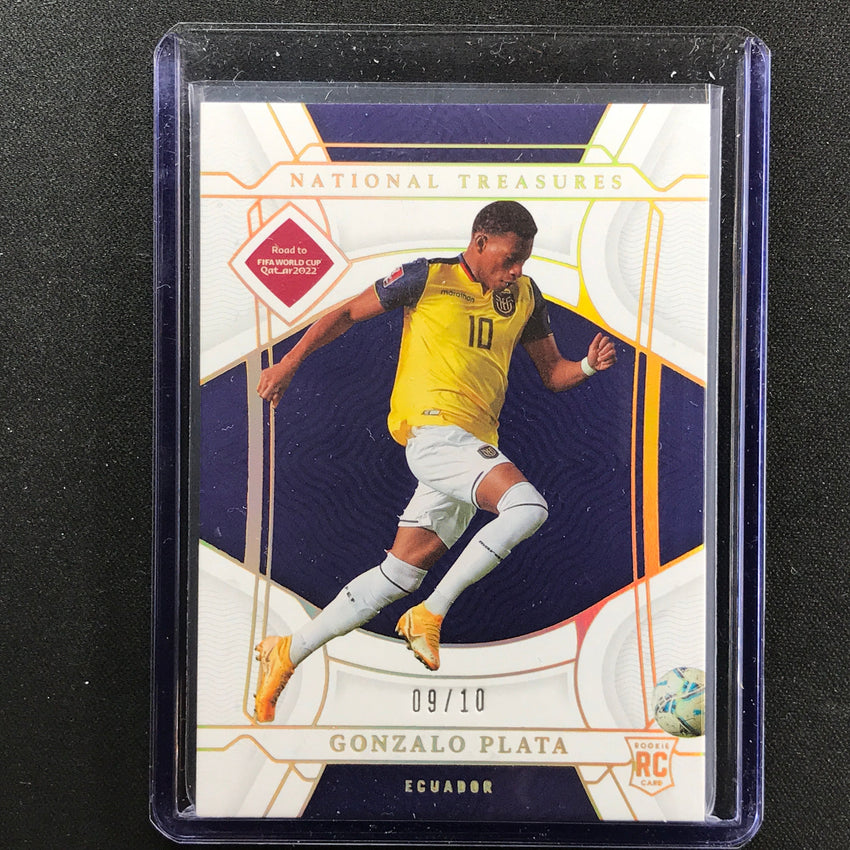 2022 National Treasures World Cup Qatar Gonzalo Plata Rookie Base Gold 9/10