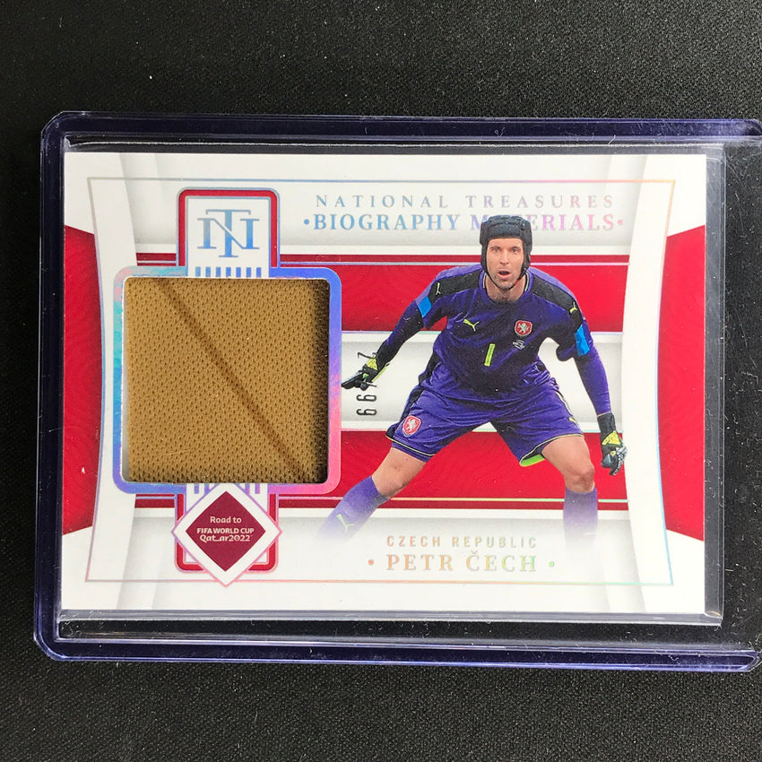 2022 National Treasures World Cup Qatar Petr Cech Biography Materials 24/99