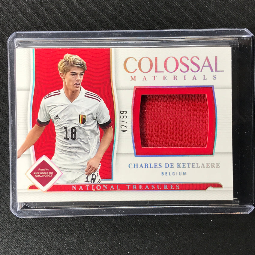 2022 National Treasures World Cup Qatar Charles De Ketelaere Colossal 42/99