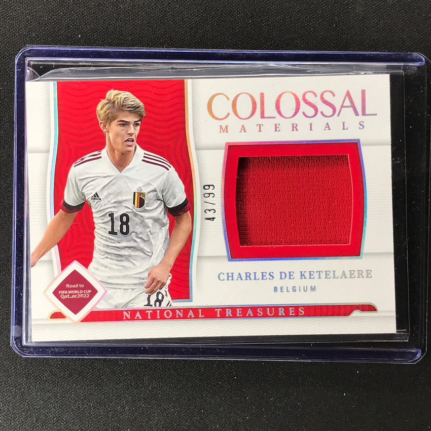 2022 National Treasures World Cup Qatar Charles De Ketelaere Colossal 43/99