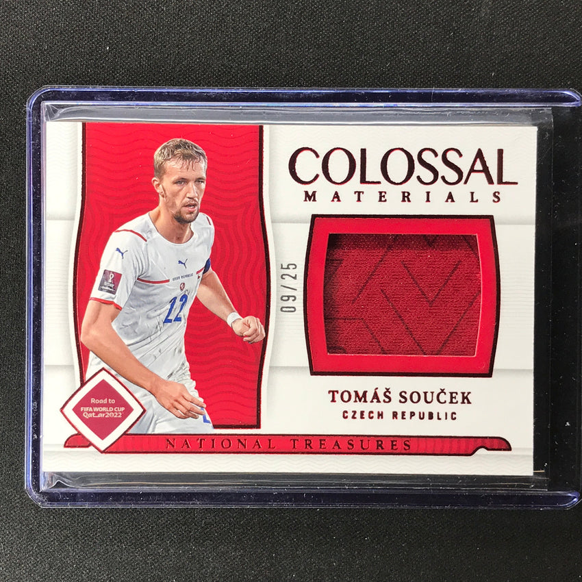 2022 National Treasures World Cup Qatar Tomas Soucek Colossal Materials 9/25