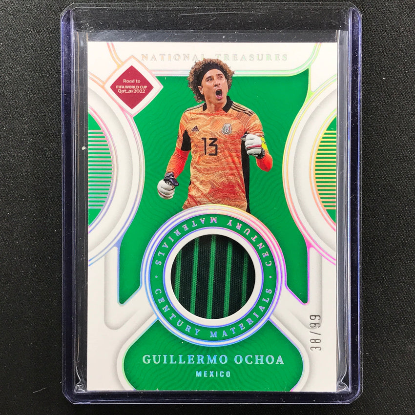 2022 National Treasures World Cup Qatar Guillermo Ochoa Century Relic 38/99