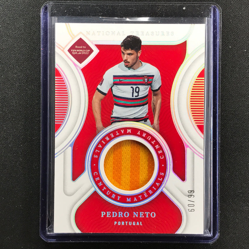 2022 National Treasures World Cup Qatar Pedro Neto Century Materials Relic 60/99