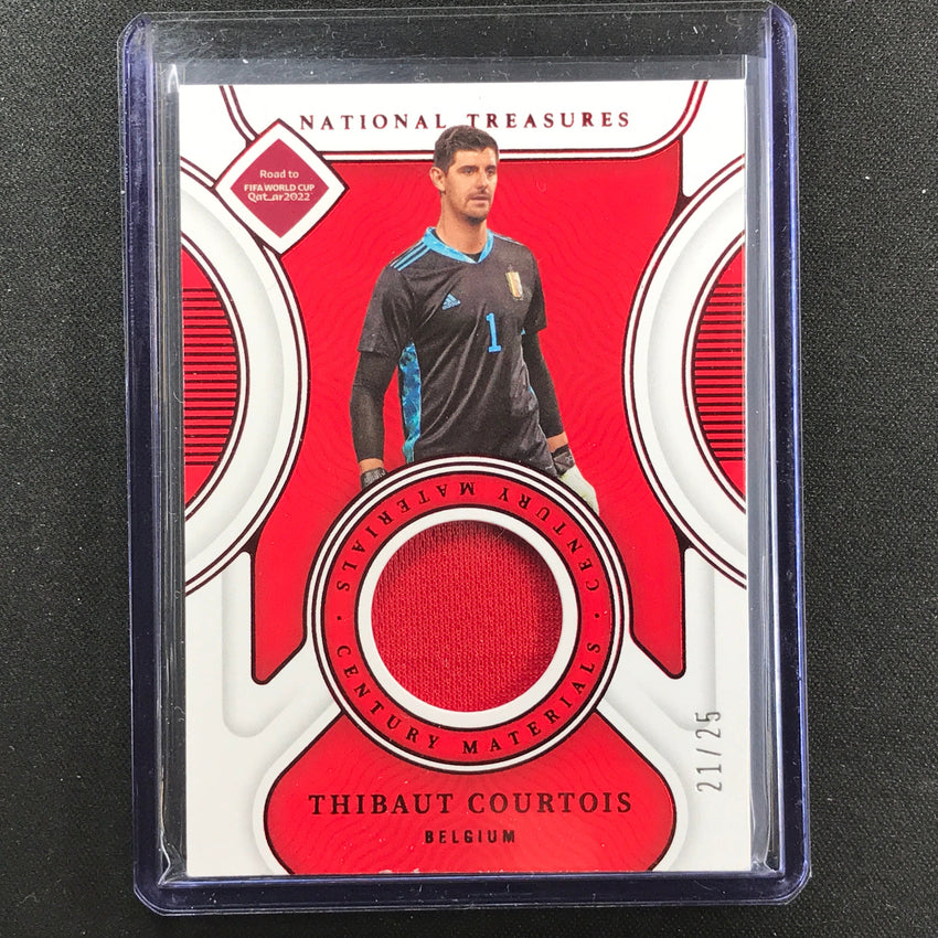 2022 National Treasures World Cup Qatar Thibaut Courtois Century Relic 21/25