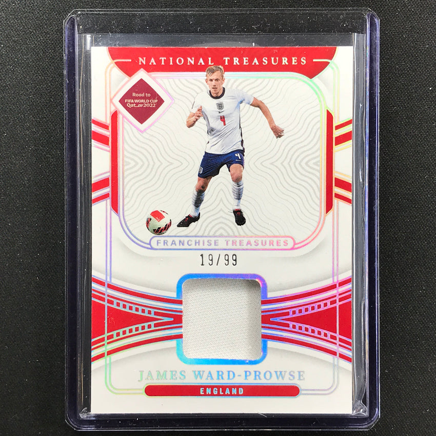 2022 National Treasures World Cup Qatar James Ward-prowse Franchise Relic 19/99