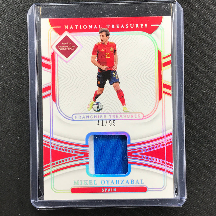2022 National Treasures World Cup Qatar Mikel Oyarzabal Franchise Relic 41/99