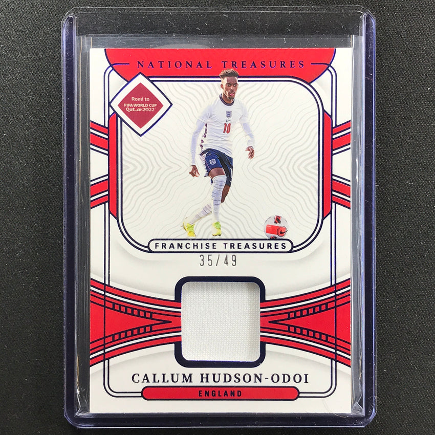 2022 National Treasures World Cup Qatar Callum Hudson-odoi Franchise Relic 35/49