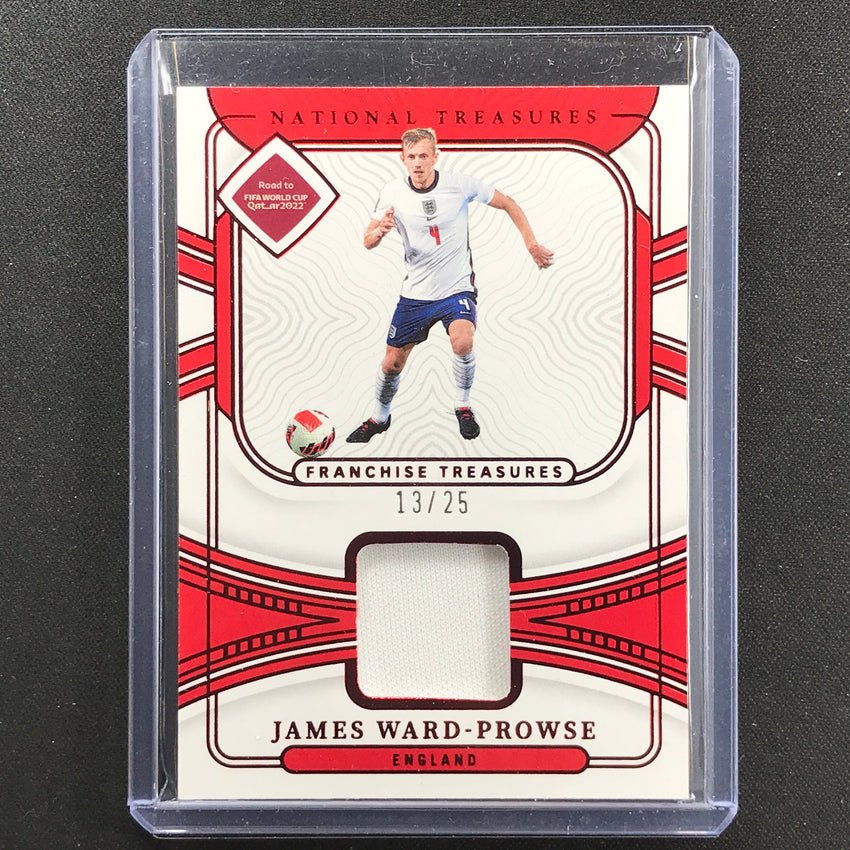 2022 National Treasures World Cup Qatar James Ward-prowse Franchise Relic 13/25