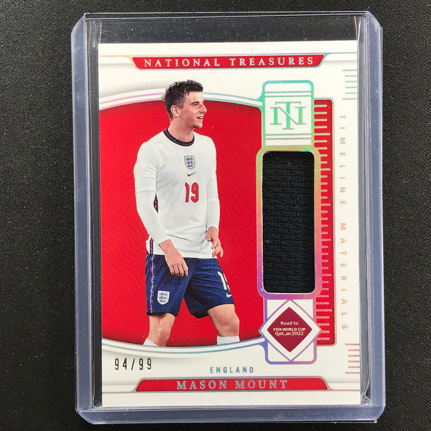 2022 National Treasures World Cup Qatar Mason Mount Timeline Relic 94/99