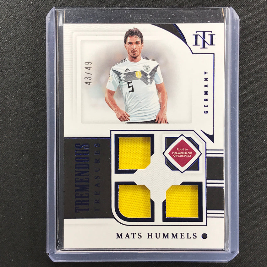 2022 National Treasures World Cup Qatar Mats Hummels Tremendous Relic 43/49