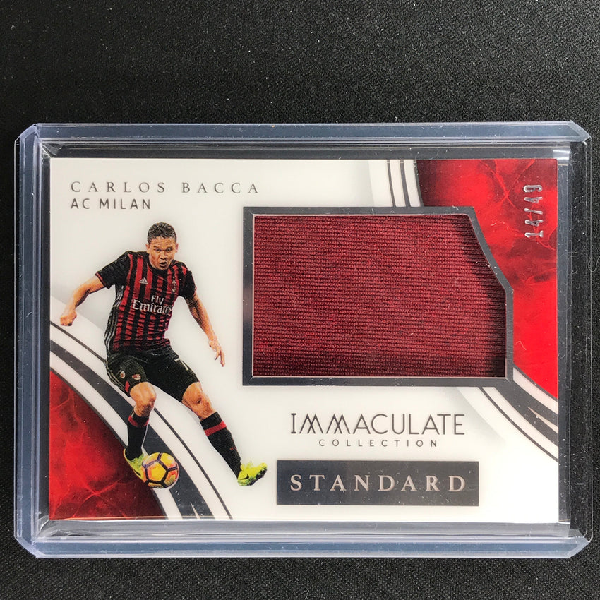 2017 Immaculate Carlos Bacca Standard Acetate Relic 14/49