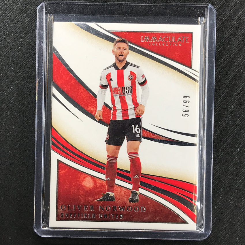2020 Immaculate Oliver Norwood Base Silver 56/99