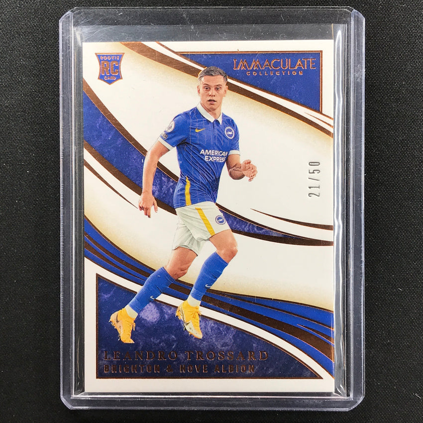 2020 Immaculate Leandro Trossard Rookie Base Bronze 21/50