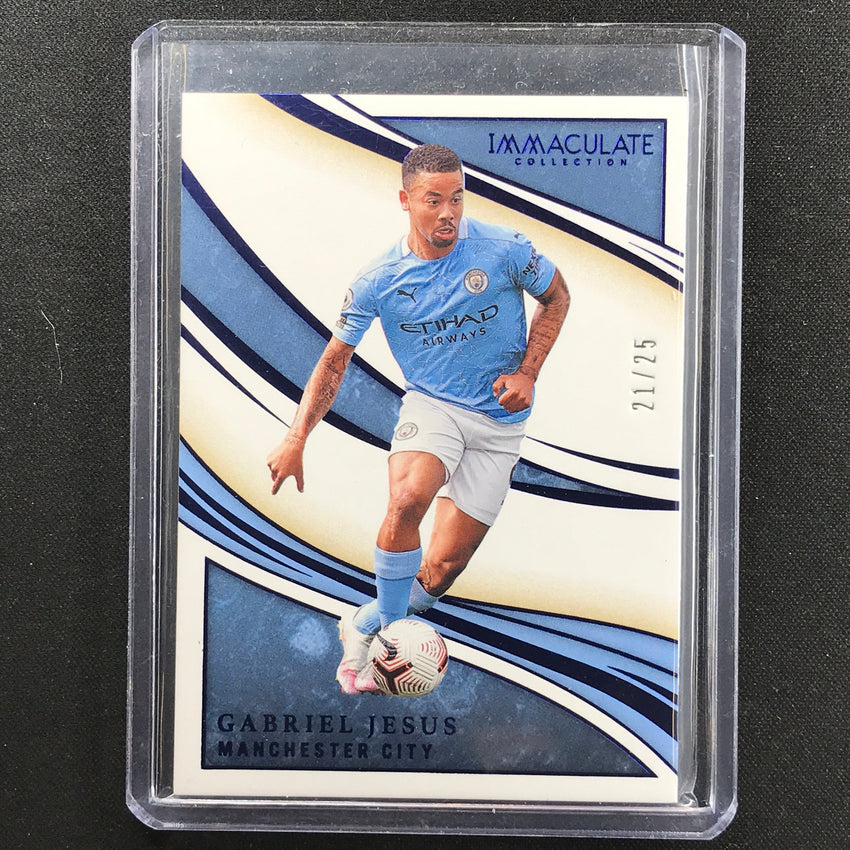 2020 Immaculate Gabriel Jesus Base Sapphire 21/25