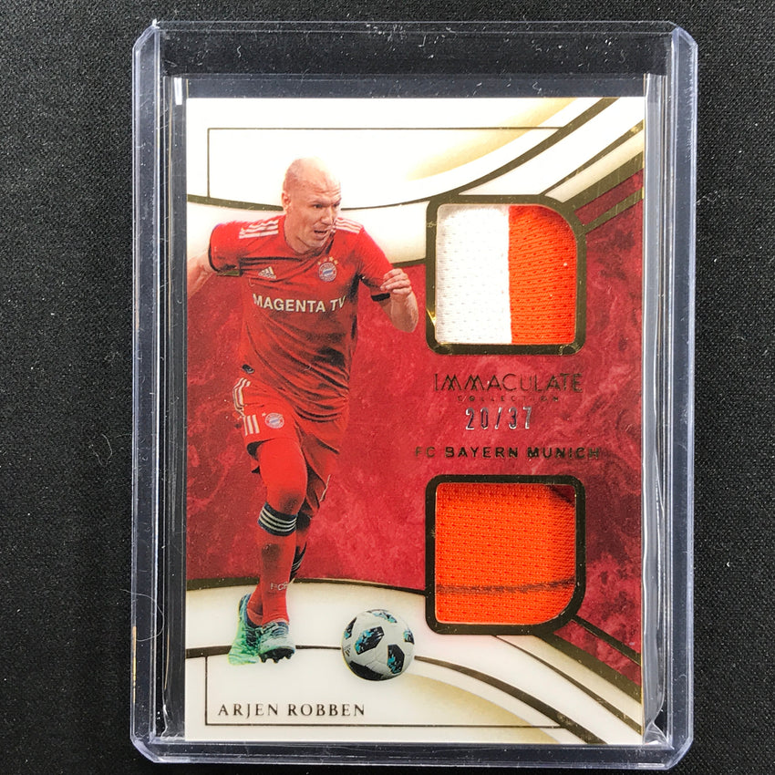 2020 Immaculate Arjen Robben Dual Patches Acetate Relic Gold 20/37
