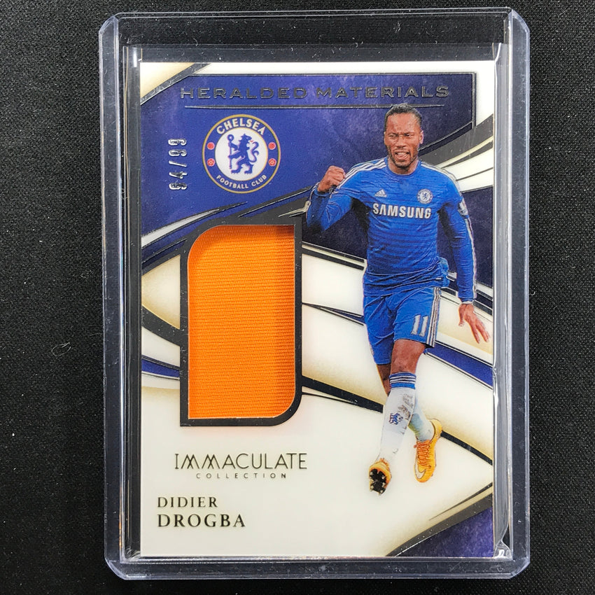 2020 Immaculate Didier Drogba Heralded Materials Acetate Jersey Relic 94/99