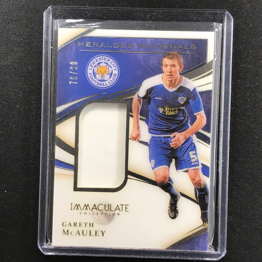 2020 Immaculate Gareth Mcauley Heralded Materials Acetate Jersey Relic 79/99