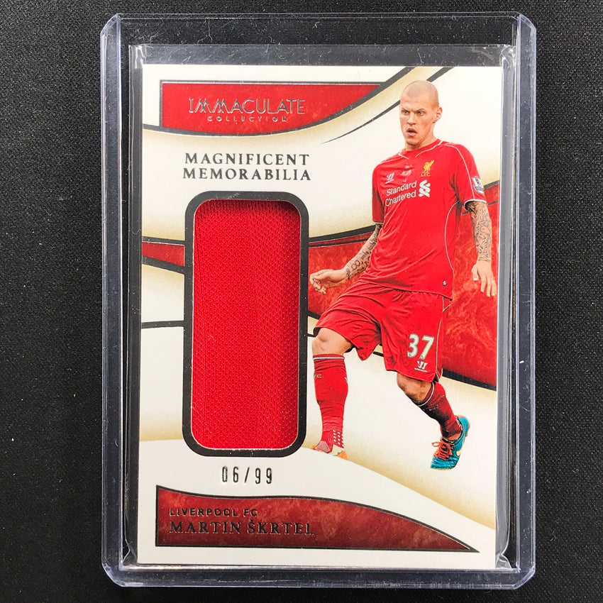 2020 Immaculate Martin Skrtel Magnificent Memorabilia Jersey Relic Silver 6/99