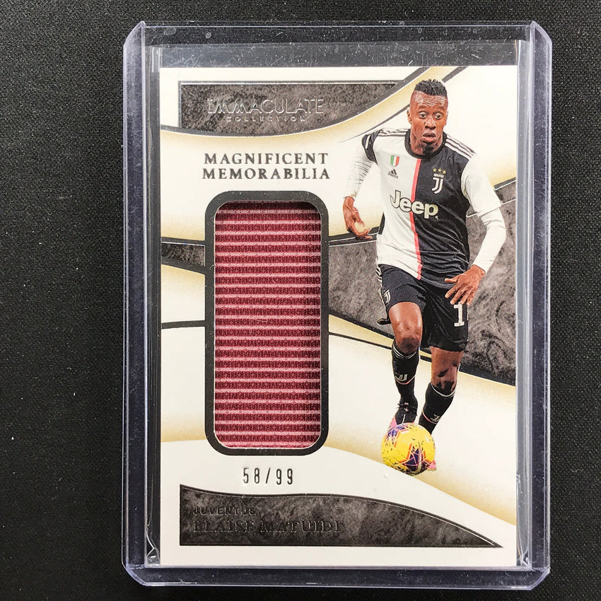 2020 Immaculate Blaise Matuidi Magnificent Memorabilia Jersey Relic Silver 58/99