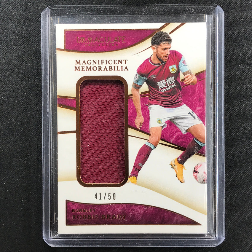 2020 Immaculate Robbie Brady Magnificent Memorabilia Jersey Relic Bronze 41/50
