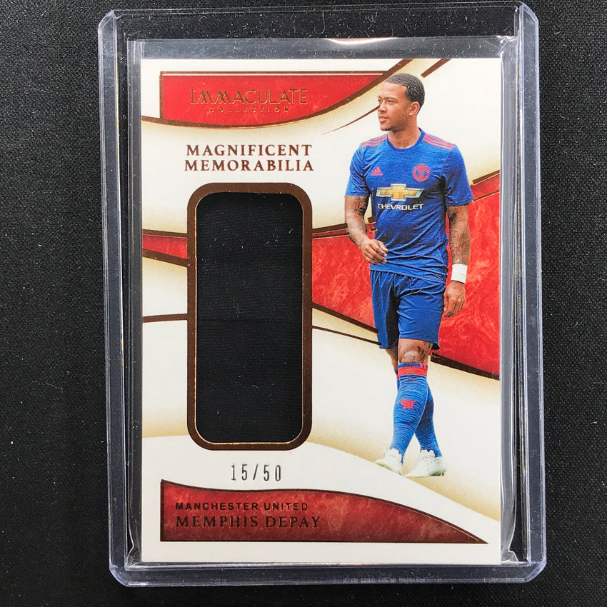 2020 Immaculate Memphis Depay Magnificent Memorabilia Jersey Relic Bronze 15/50