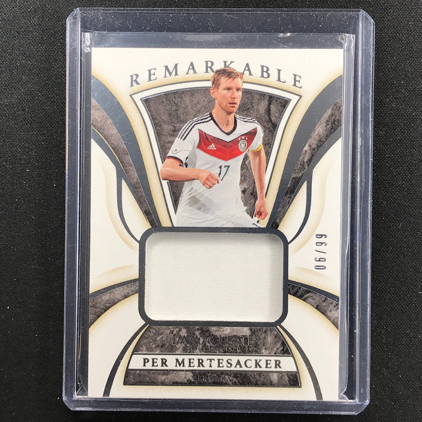2020 Immaculate Per Mertesacker Remarkable Memorabilia Jersey Relic Silver 6/99