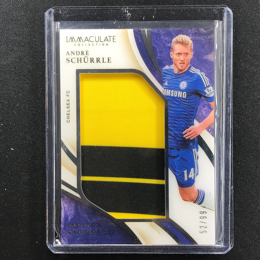 2020 Immaculate Andre Schurrle Standard Memorabilia Jersey Relic Silver 52/99