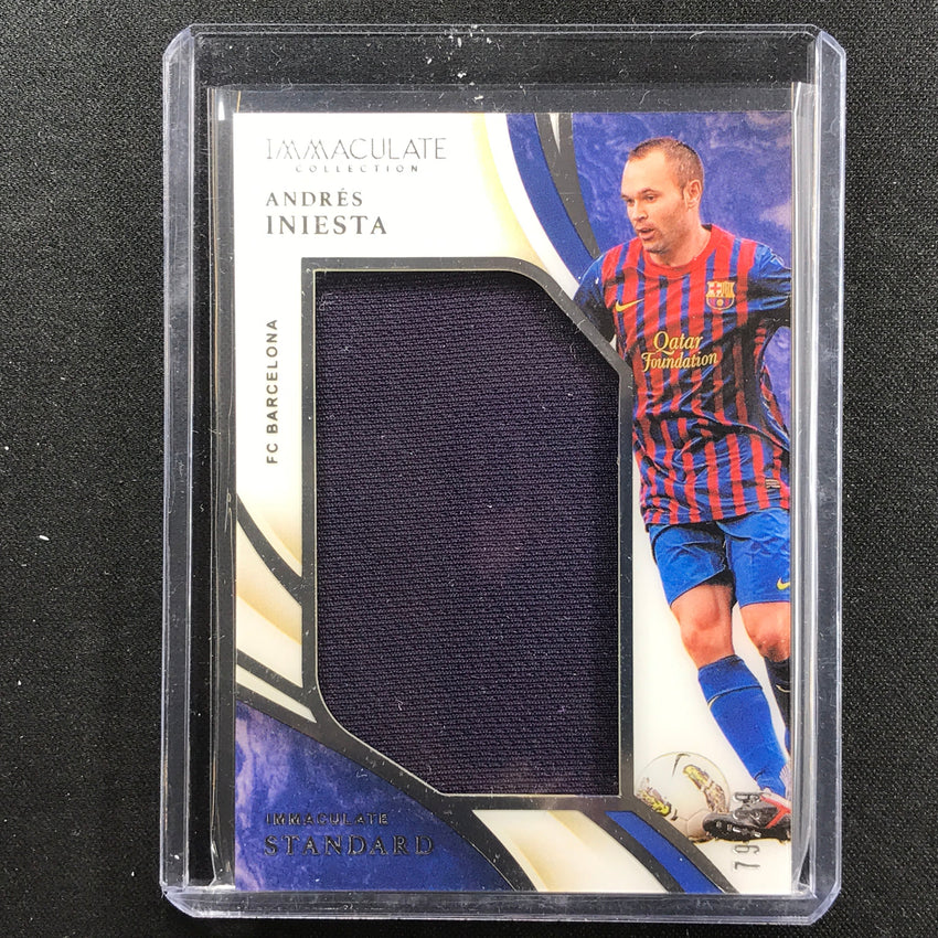 2020 Immaculate Andres Iniesta Standard Memorabilia Jersey Relic Silver 79/99